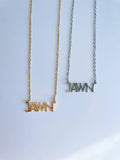 JAWN Necklace ~ Gold or Silver Philly themed Pendant