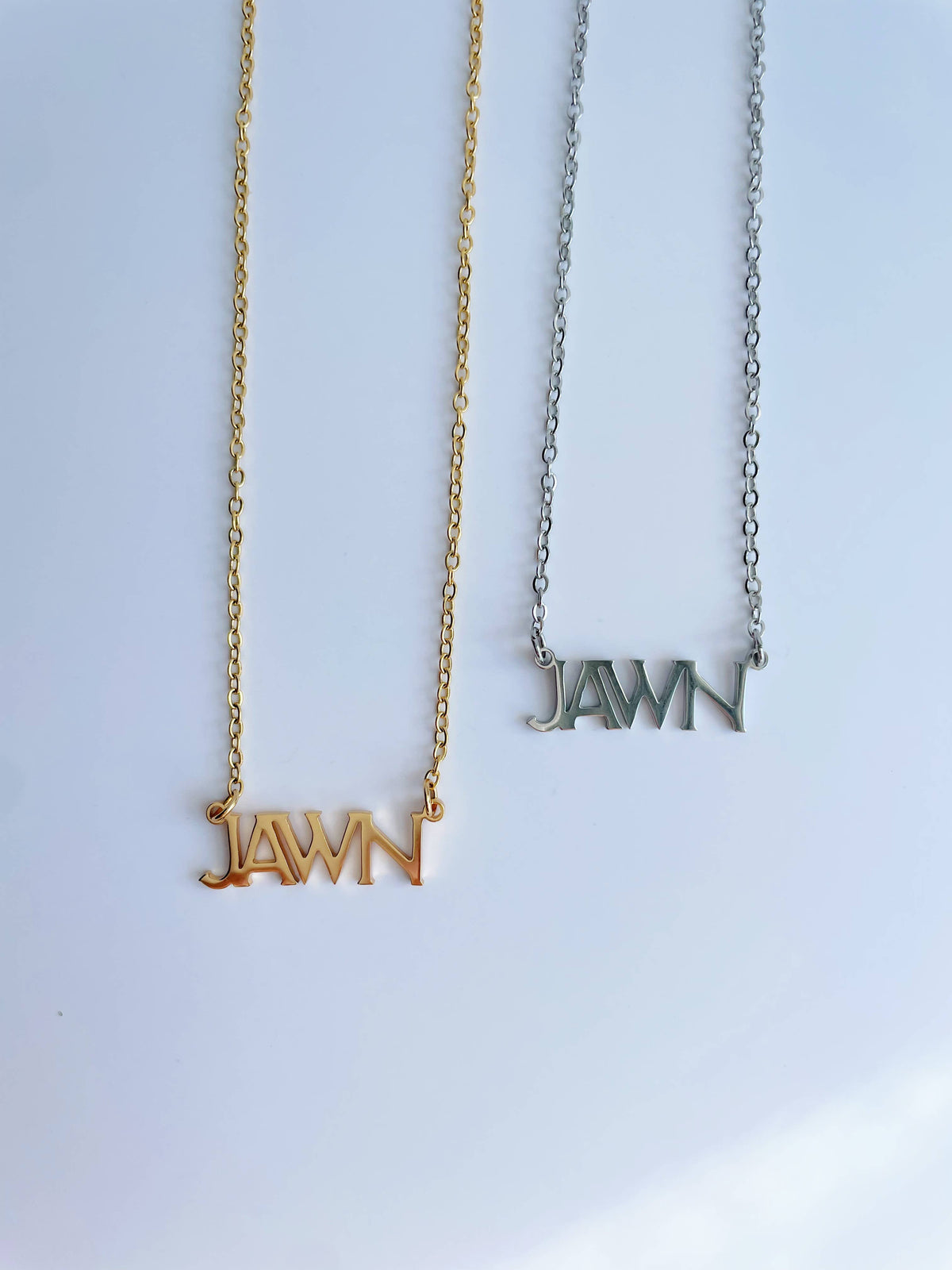 JAWN Necklace ~ Gold or Silver Philly themed Pendant