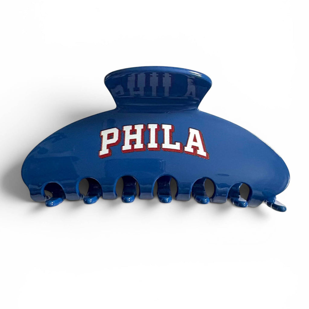 Phila Blue Red White Hair Claw Clip ~  Philadelphia