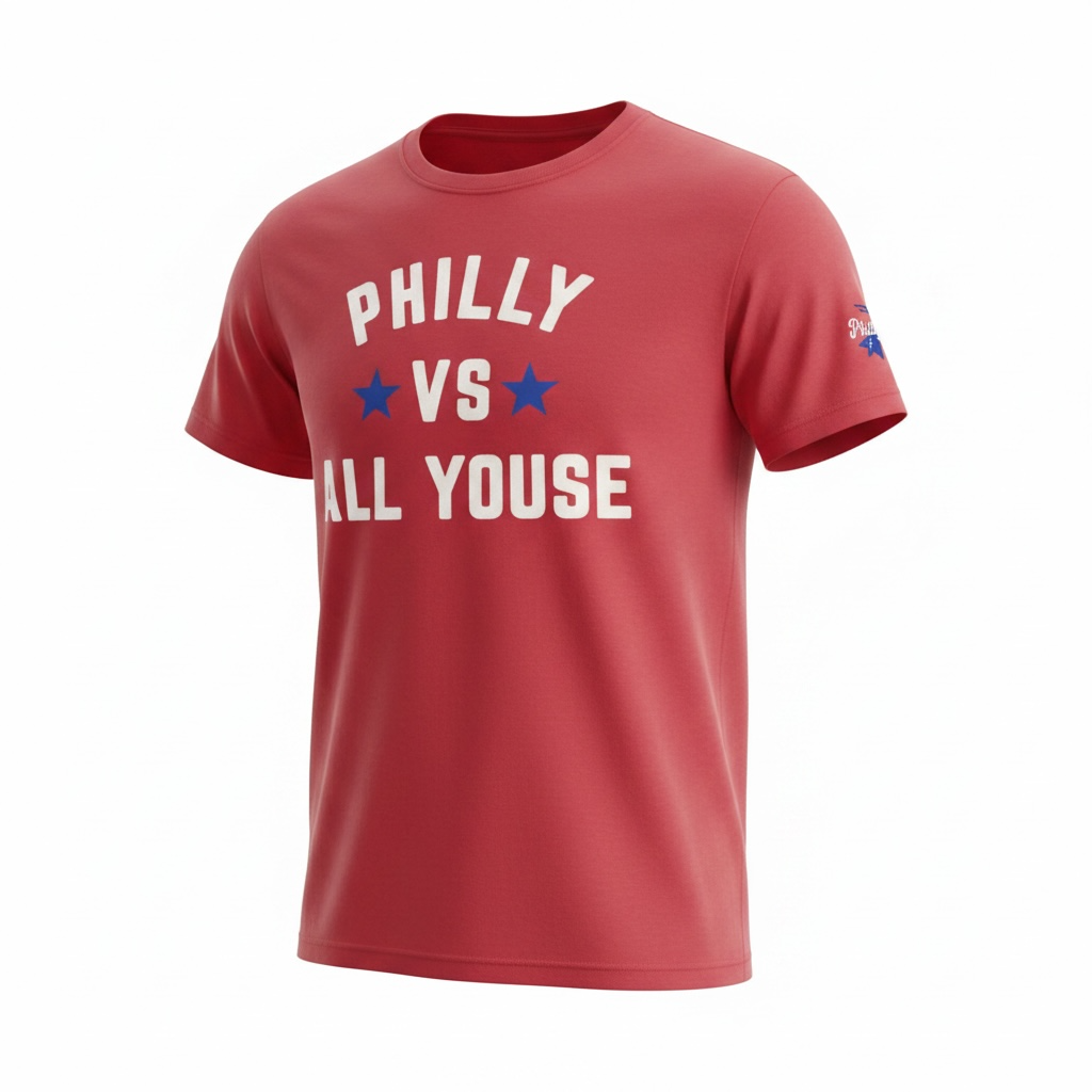 Philly vs All Youse Tee (Red)