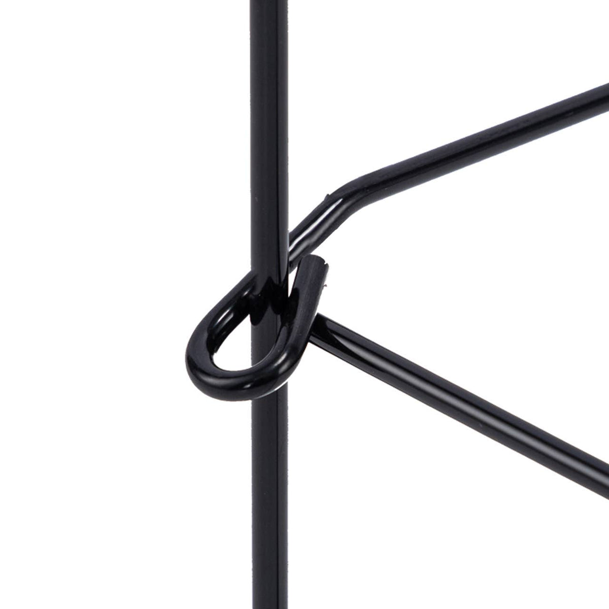 Black Floor-Standing Wire Rack - 46''H x 26 1/2''W x 31''D