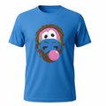 Hair Flow and Bubble Blow Youth Tee - Blue