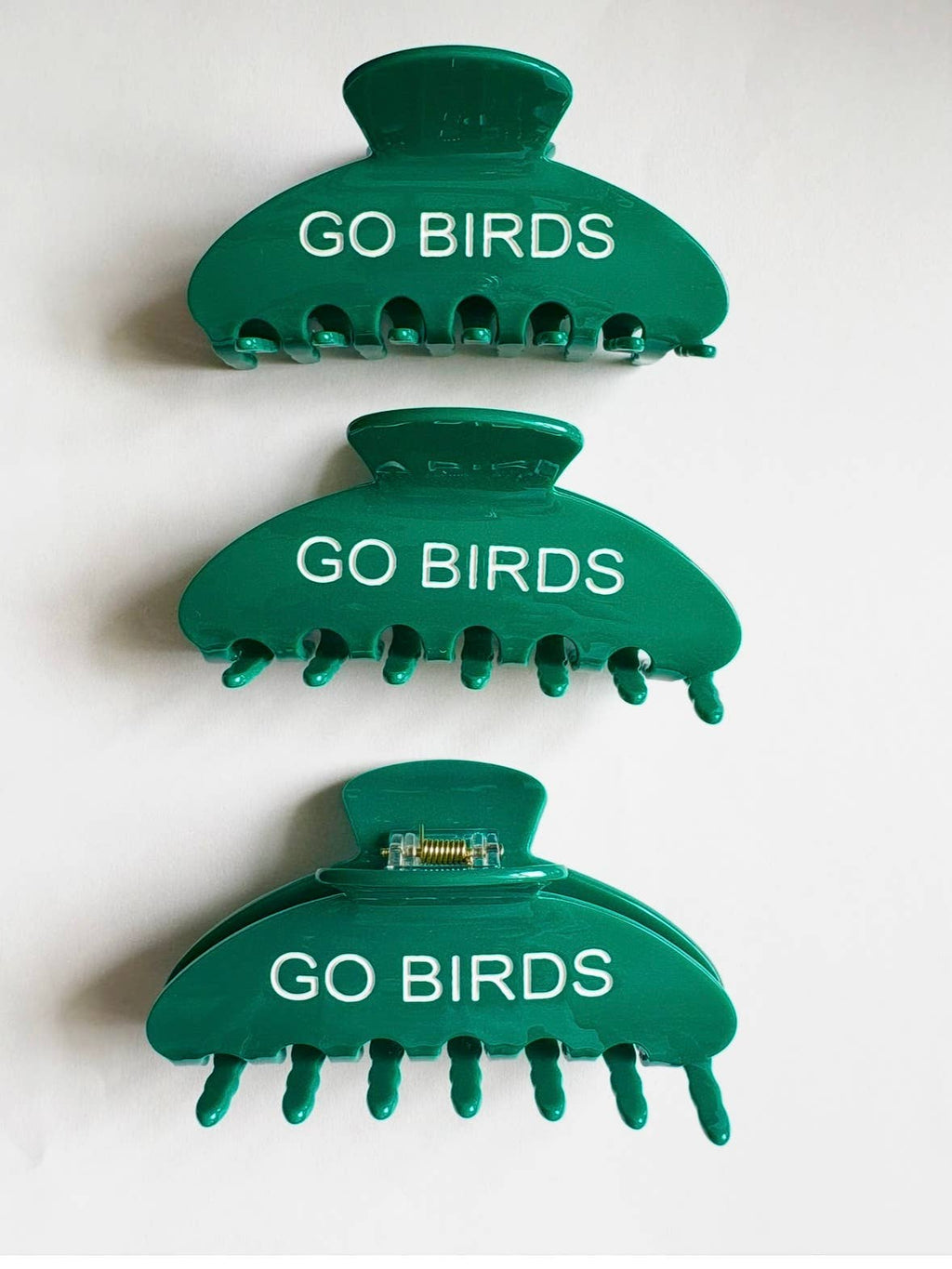 Birds Green Hair Claw Clip ~  Philadelphia 
