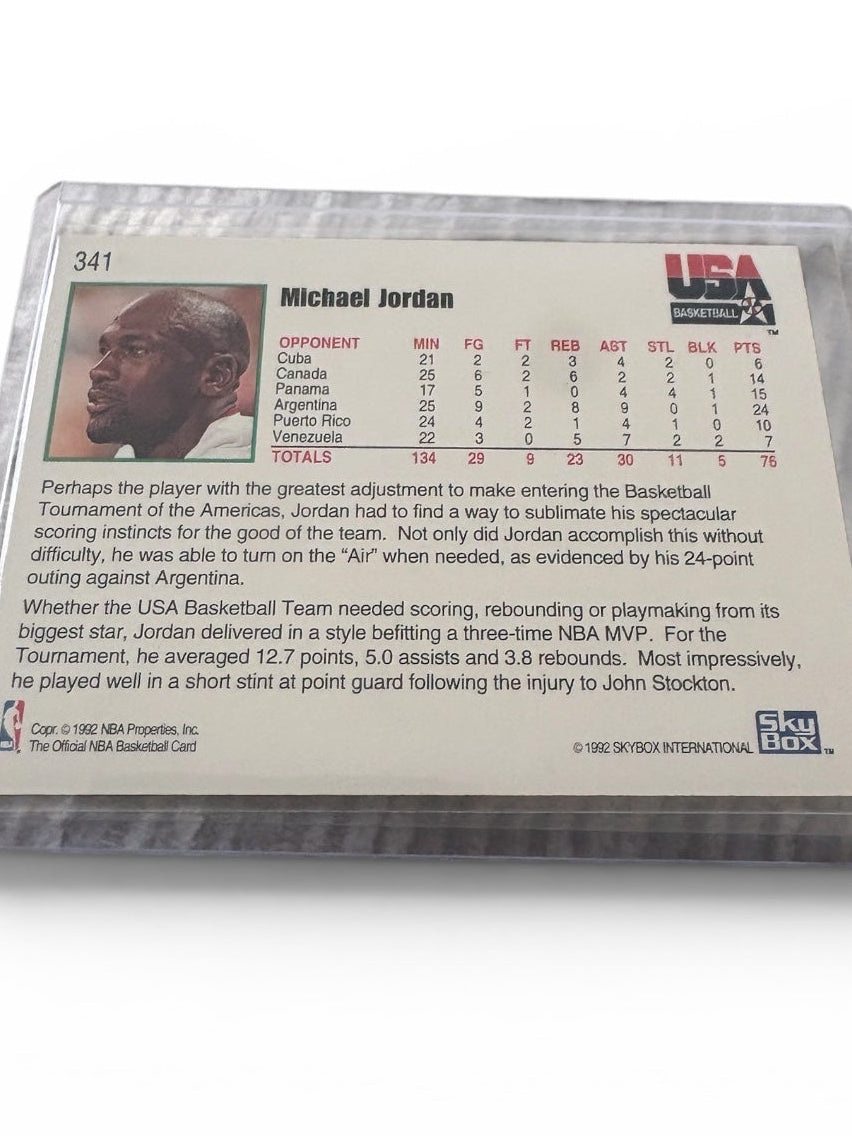 Michael Jordan 1992 Sky Box Team USA Basketball Card
