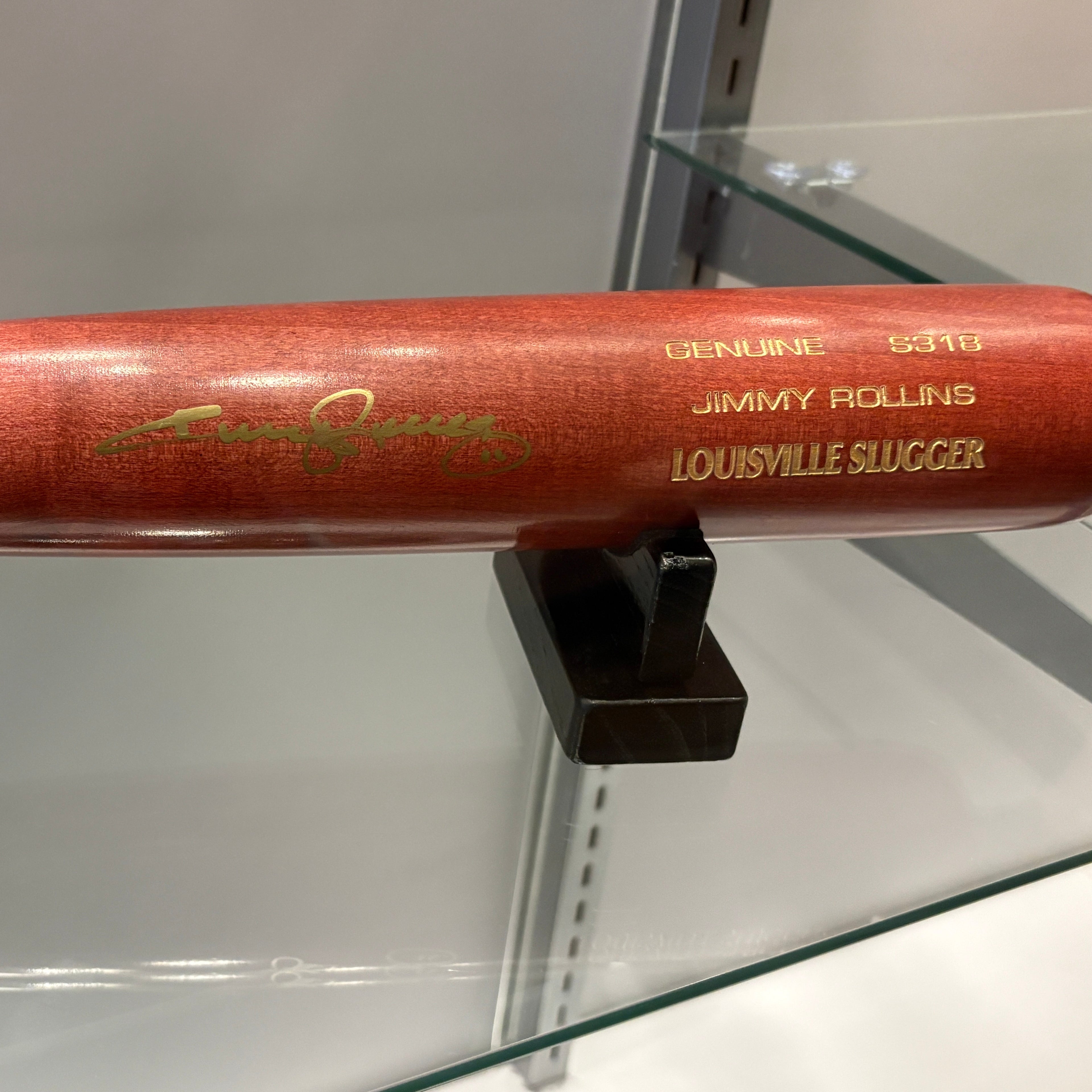 Jimmy Rollins Signed Louisville Slugger Bat