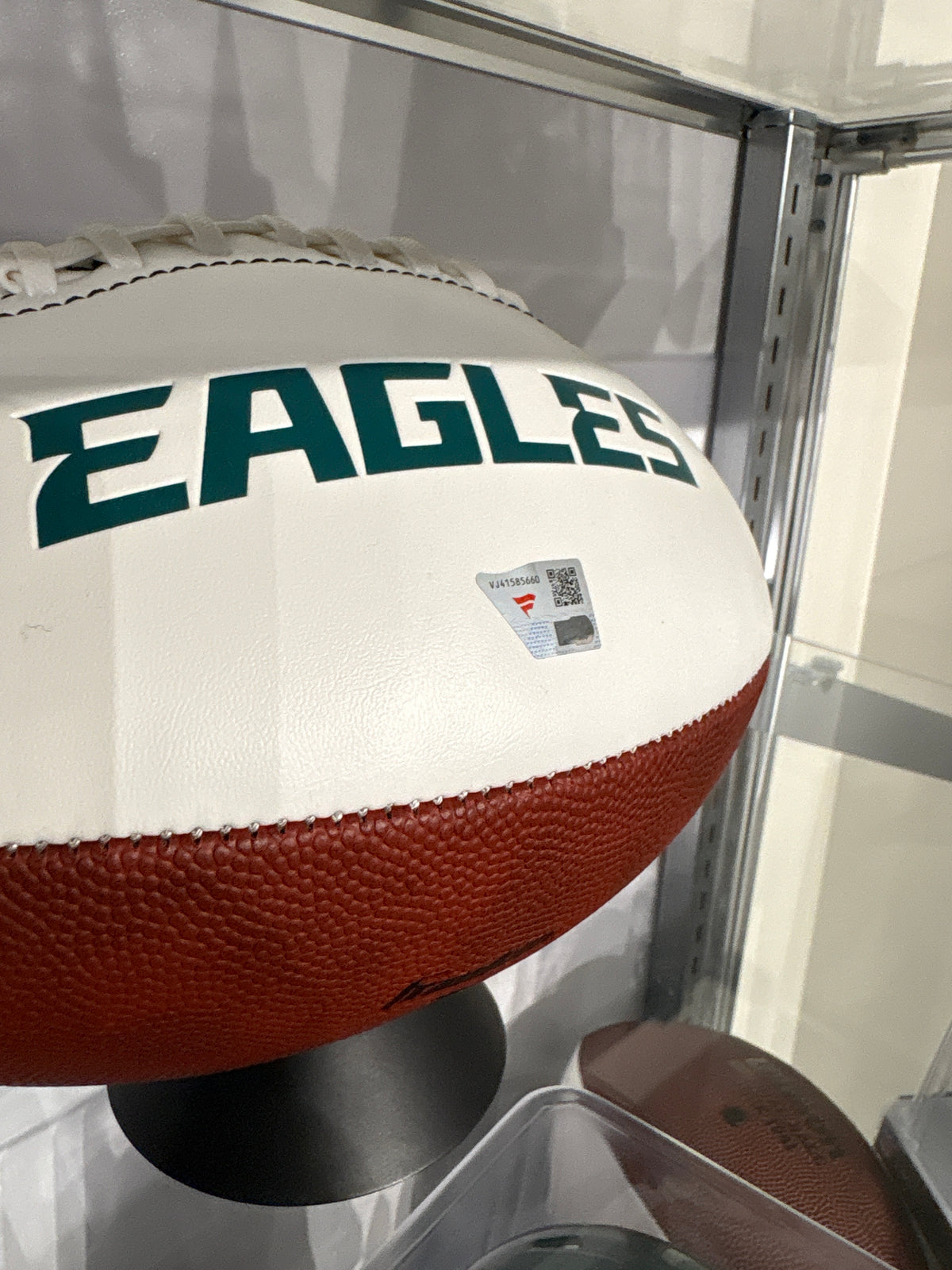 Dallas Goedert Signed Eagles White Panel Football