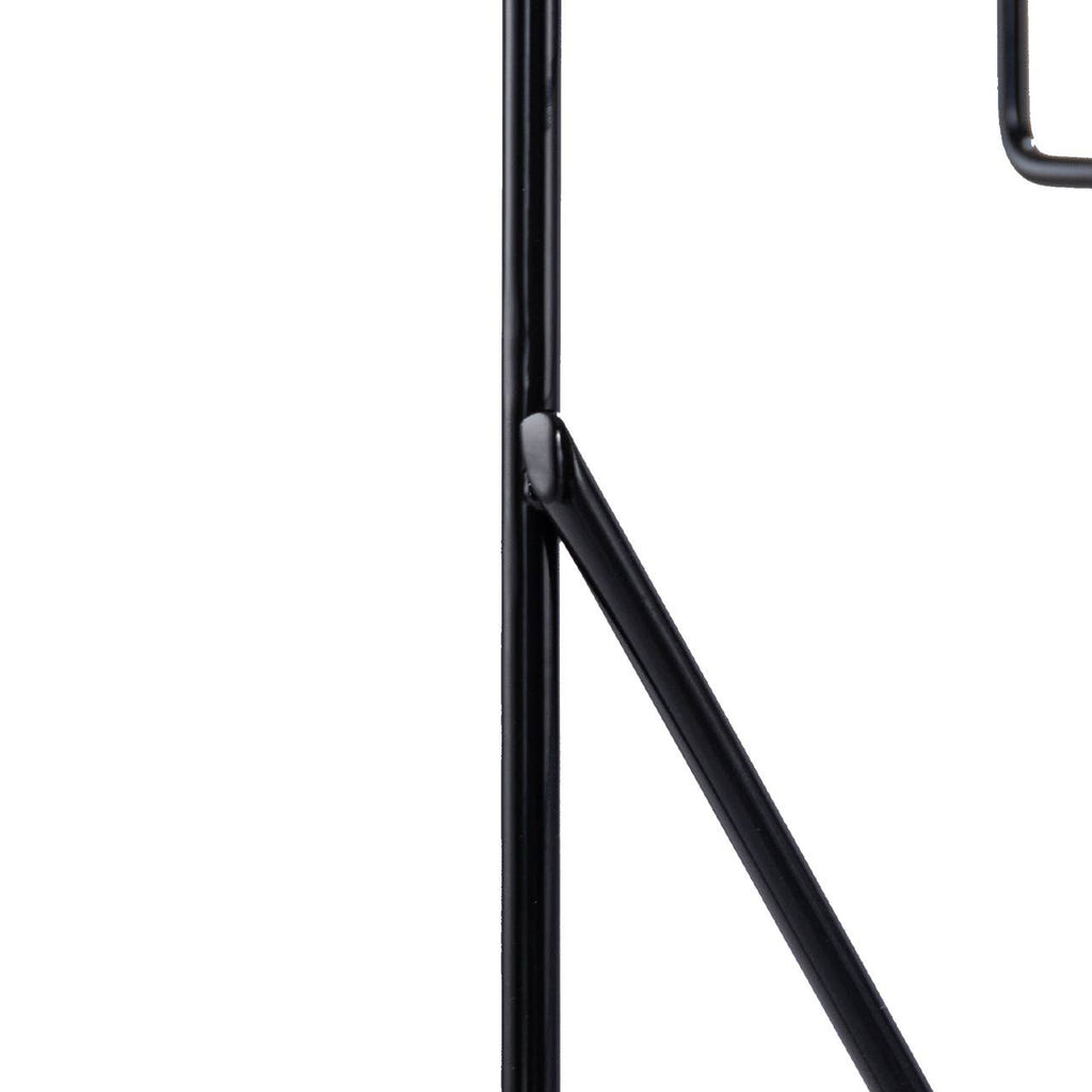 Black Floor-Standing Wire Rack - 46''H x 26 1/2''W x 31''D