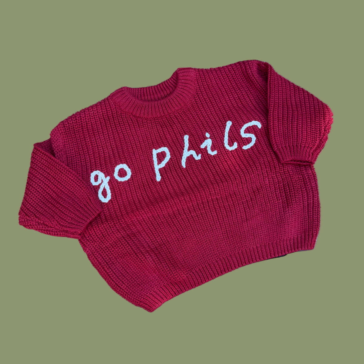 Go Phils Baby Sweater
