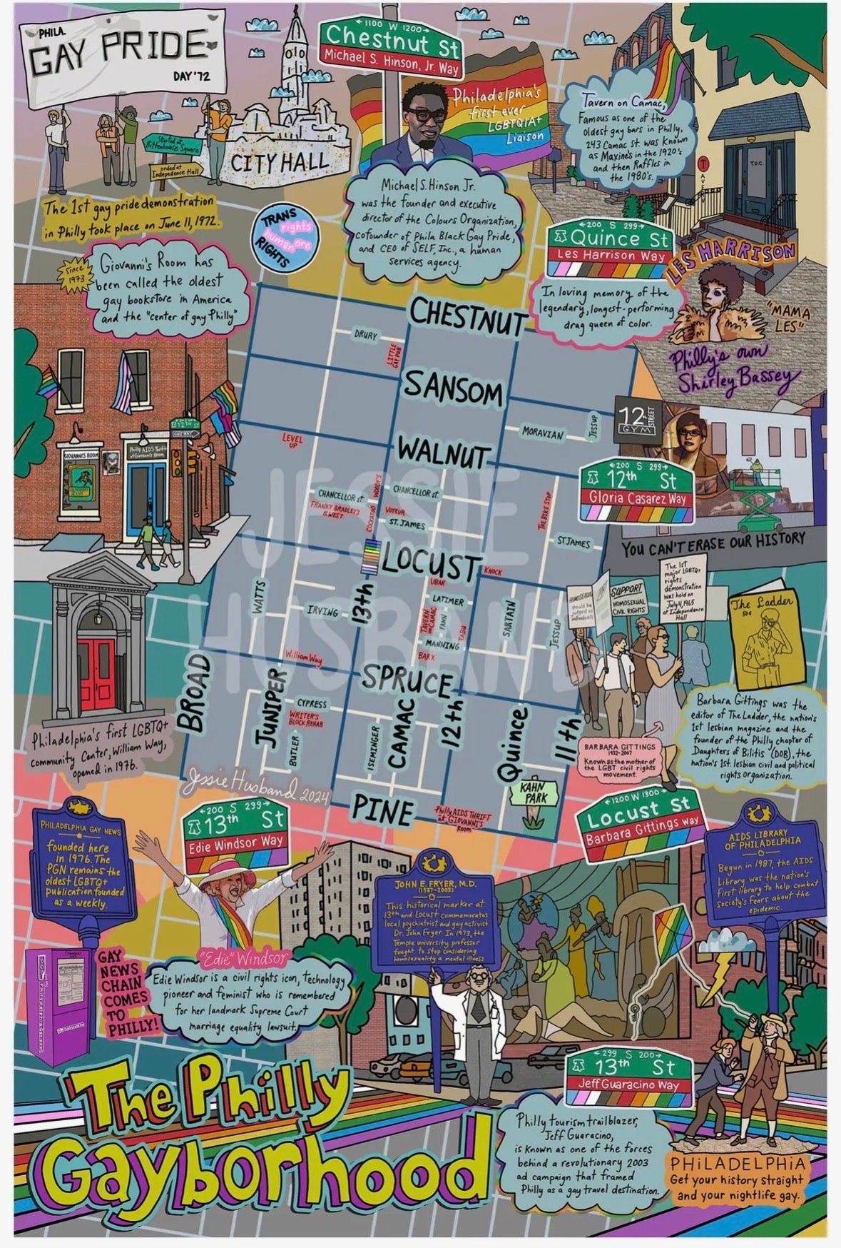 Map of the Gayborhood
