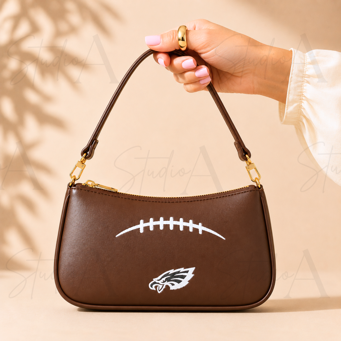 Philadelphia Eagles Football Leather Purse
