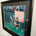 Randall Cunningham Signed Eagles White Scramble 16x20 Framed Photo