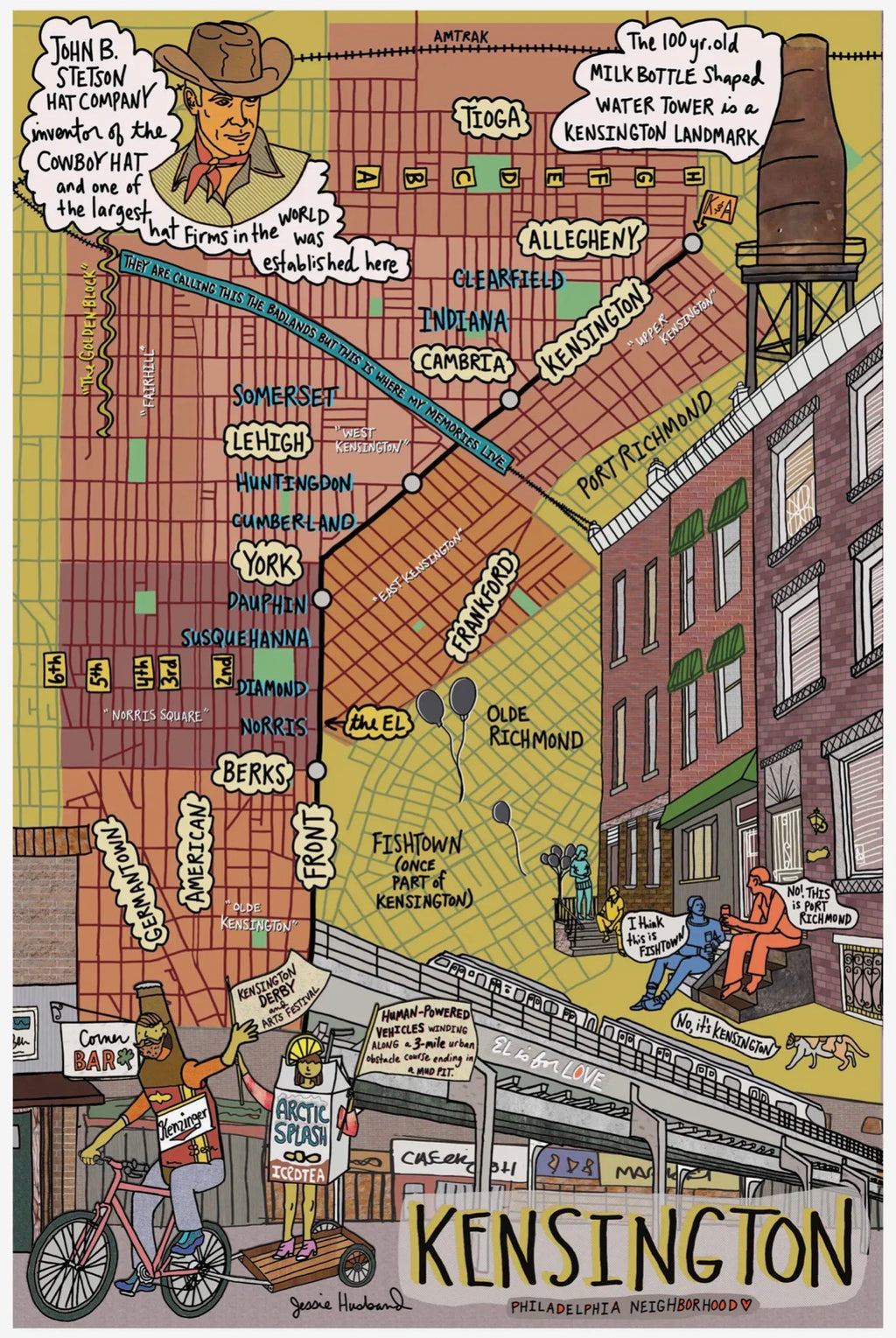 Map of Kensington