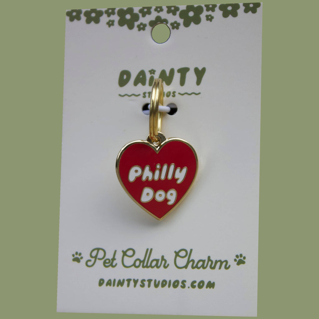 Philly Dog Pet Collar Charm