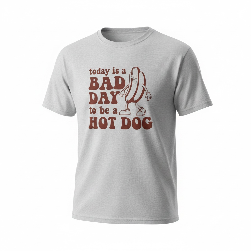 Terrified Hot Dog Youth Tee