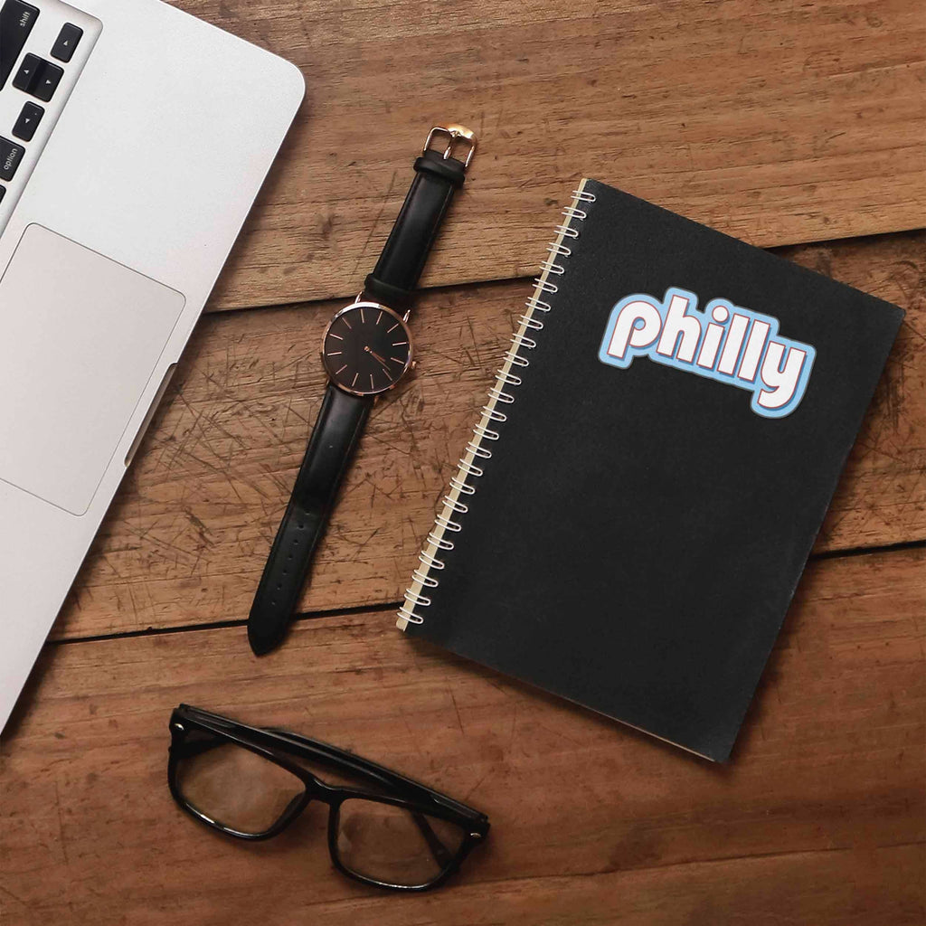 Retro Philly Sticker - Philadelphia Decal for Hydroflask
