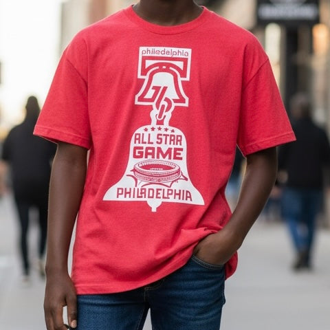 Spirit of 1976 All Star Game Youth Tee - Red