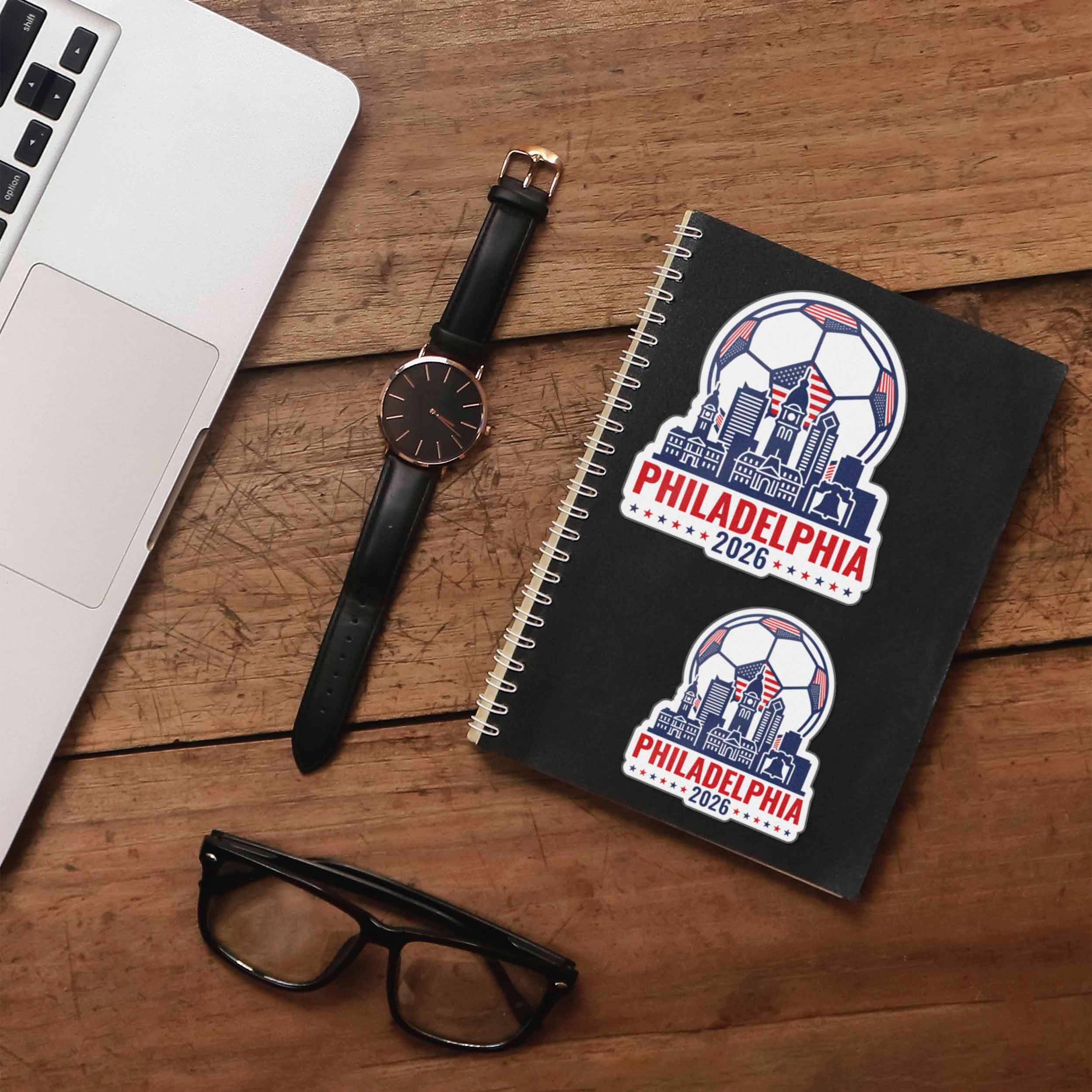 Philadelphia USA Soccer Sticker - Philly PA Sports Decal