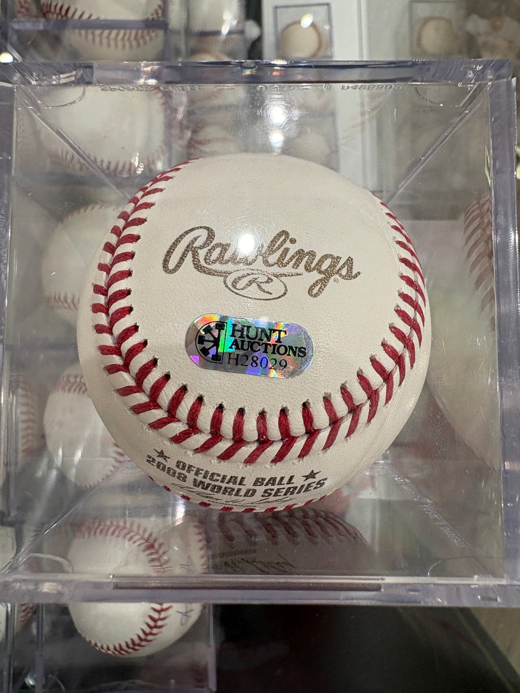 So Taguchi Signed 08 WS Baseball