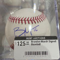 Brandon Marsh Signed Baseball
