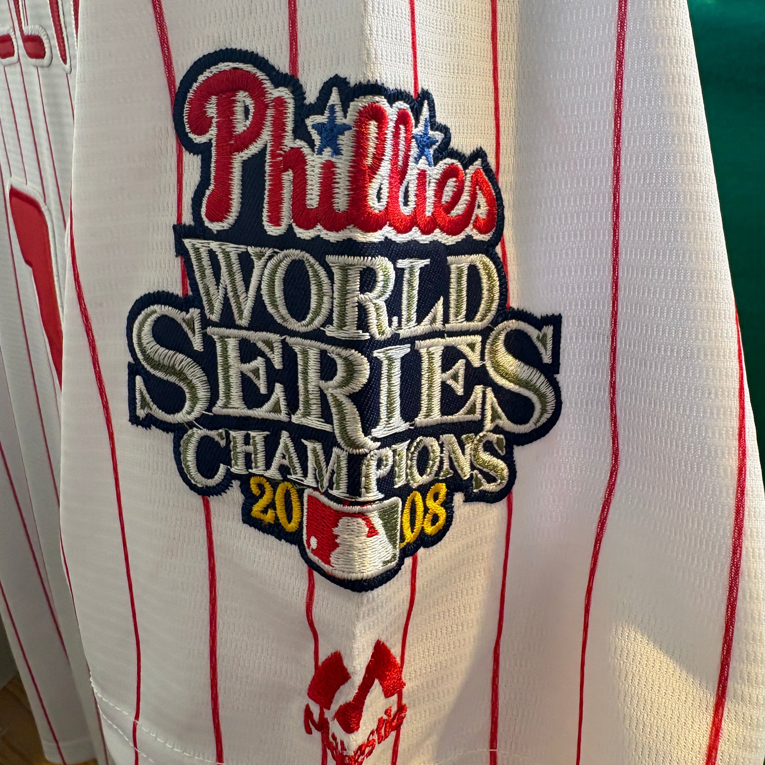 Jimmy Rollins 2008 World Series Jersey