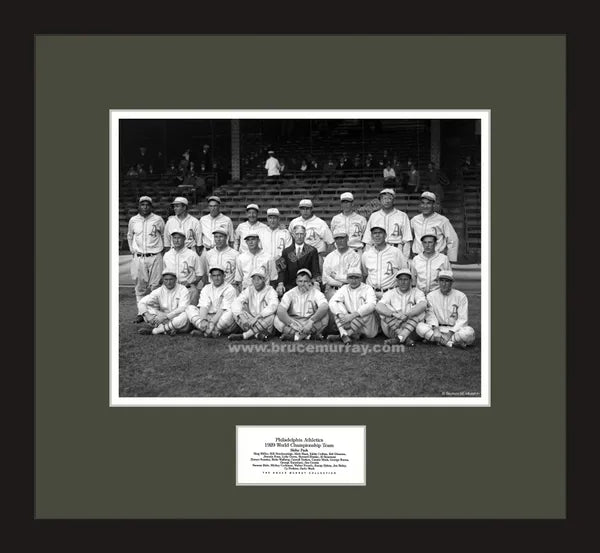 1929 Philadelphia Athletics World Championship Team - Framed