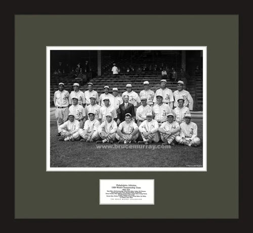 1929 Philadelphia Athletics World Championship Team - Framed