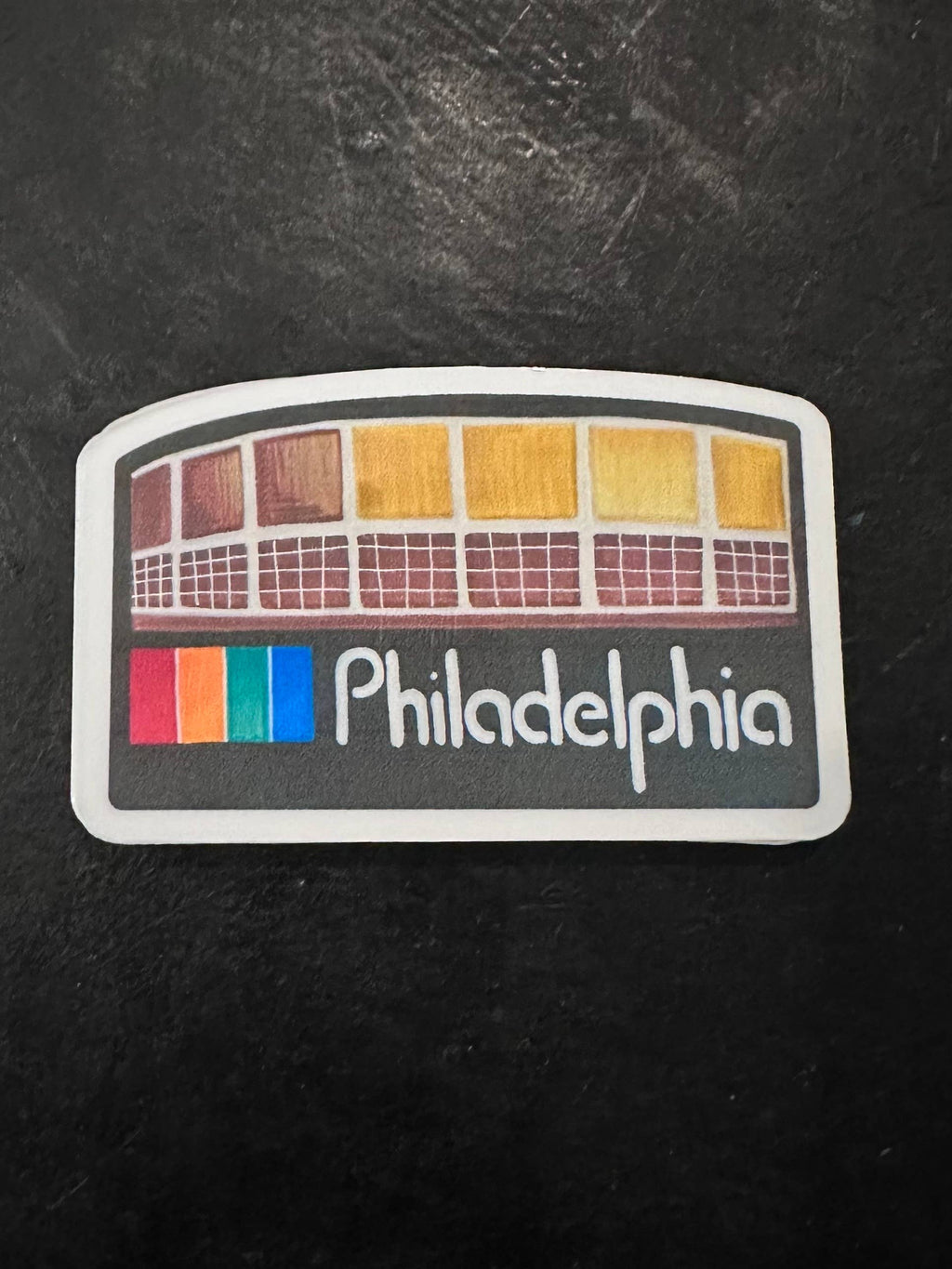 Philadelphia Spectrum Arena Sticker, Retro Philly Sports