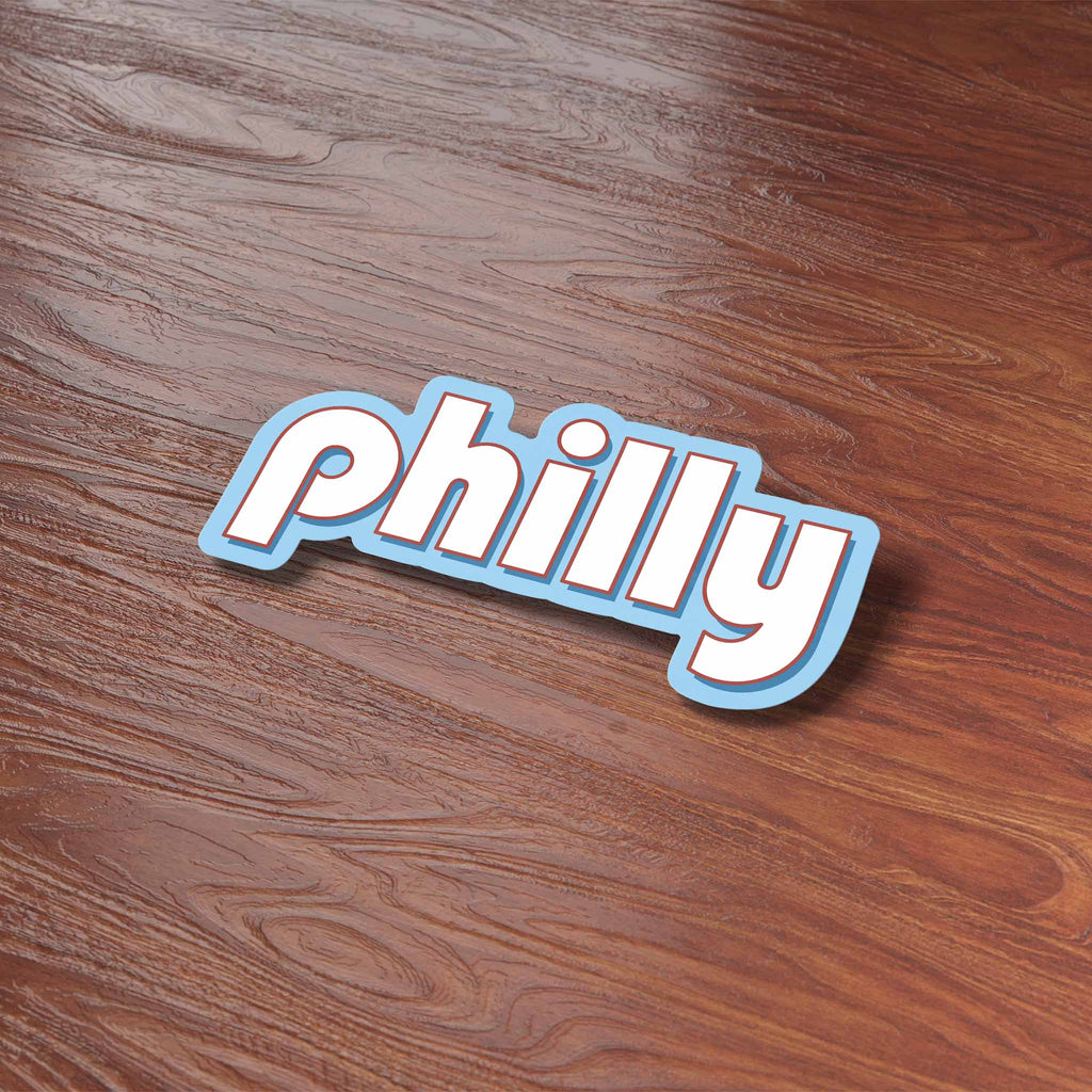 Retro Philly Sticker - Philadelphia Decal for Hydroflask