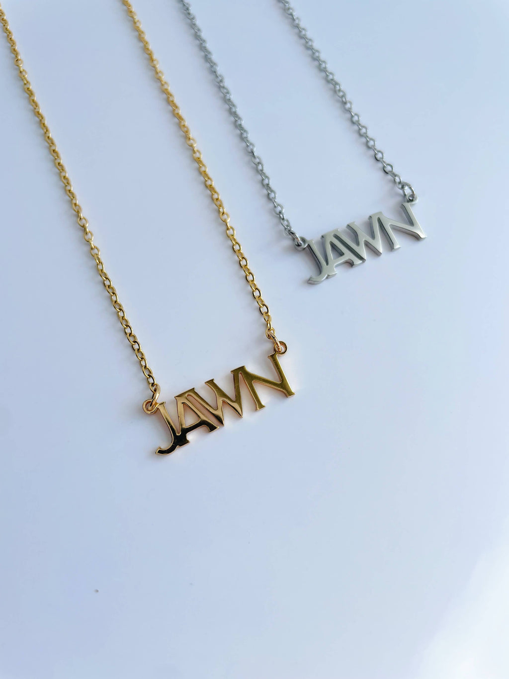 JAWN Necklace ~ Gold or Silver Philly themed Pendant