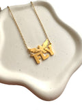 Fly Necklace ~ Gold Silver - Philadelphia Eagles 