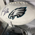 Jason Kelce Signed Philadelphia Eagles White Panel Football