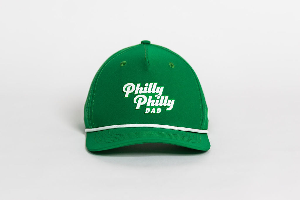 Philly Philly Dad Performance Rope Hat - Kelly Green