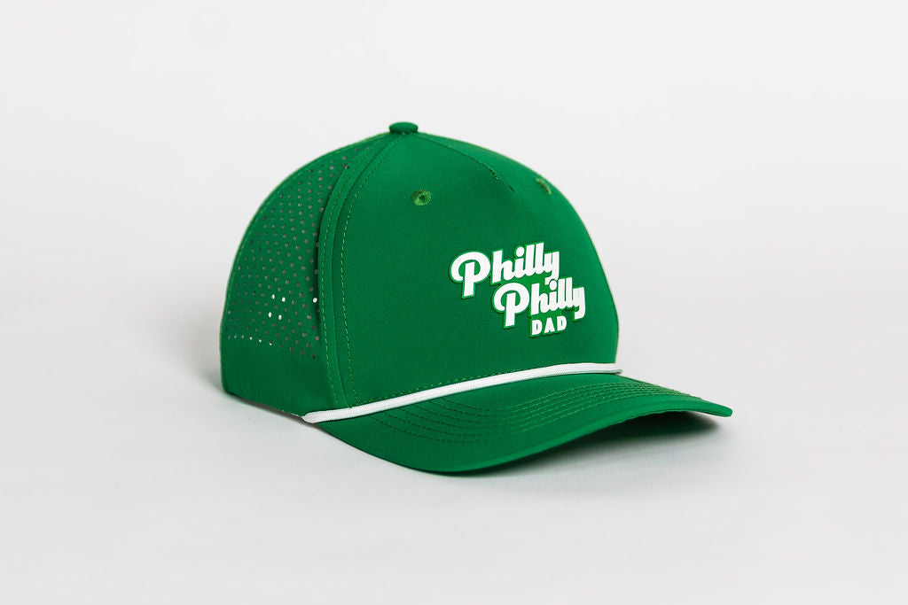 Philly Philly Dad Performance Rope Hat - Kelly Green