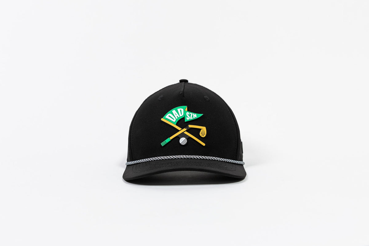 DAD SZN Golf Rope Hat - Black
