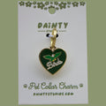 Birds Heart Pet Collar Charm