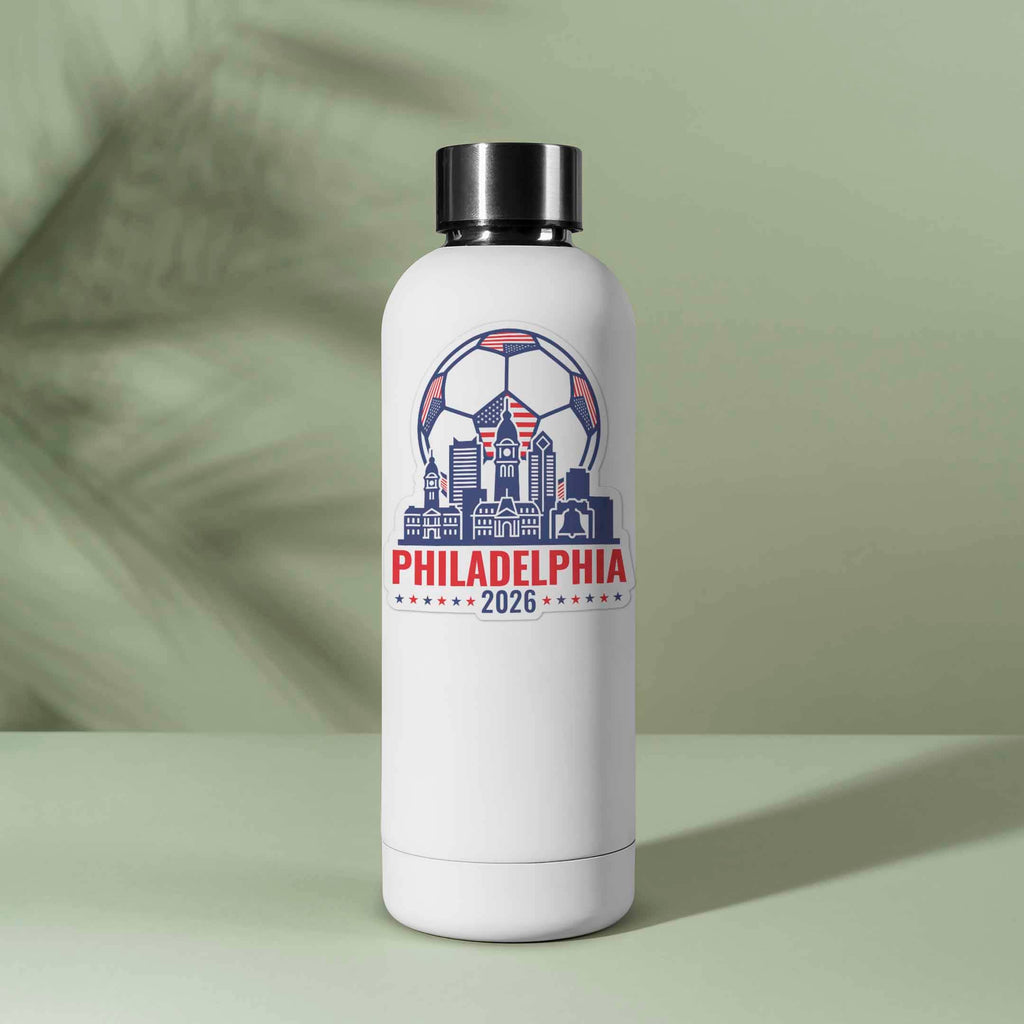 Philadelphia USA Soccer Sticker - Philly PA Sports Decal