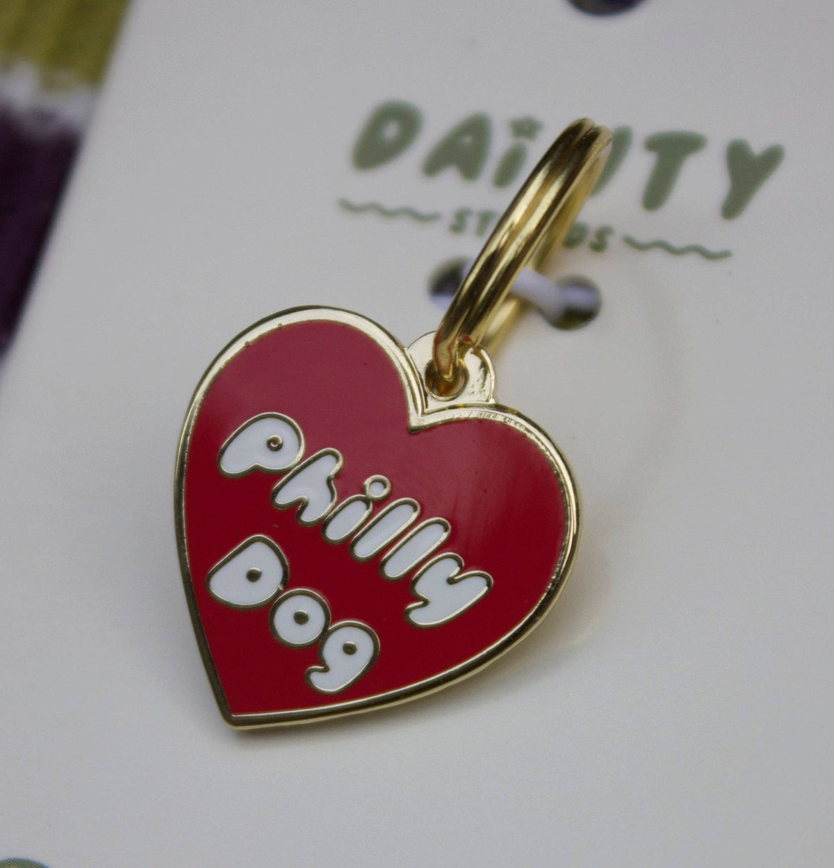 Philly Dog Pet Collar Charm