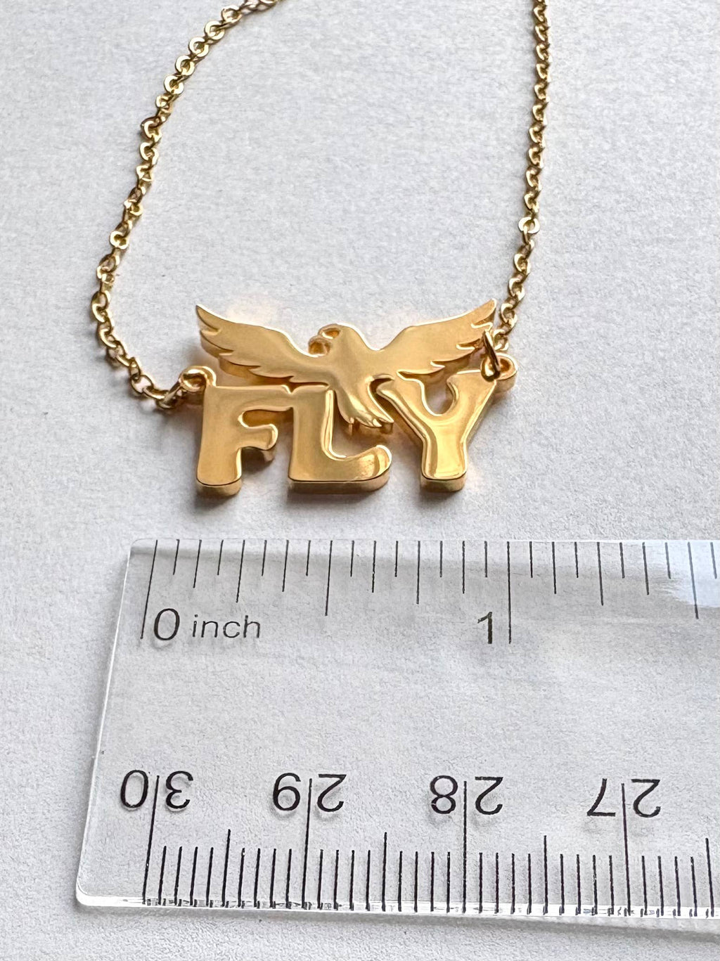 Fly Necklace ~ Gold Silver - Philadelphia Eagles 