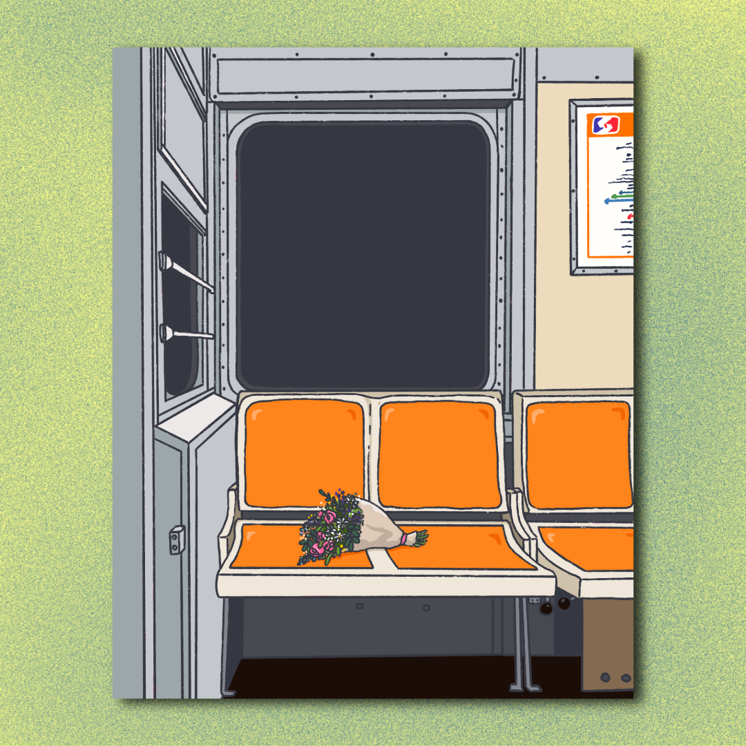 Subway Flowers Art Print