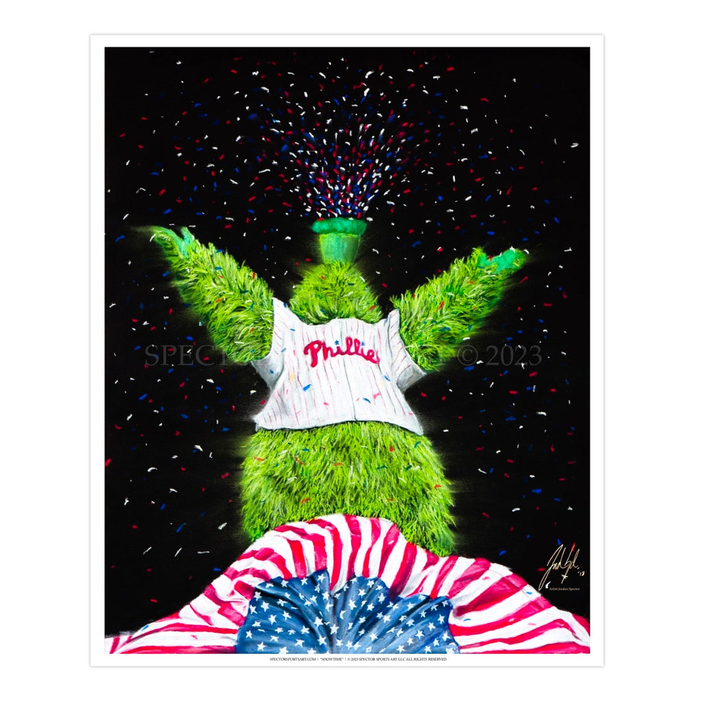 Phillie Phanatic "PARTY ON BROAD"