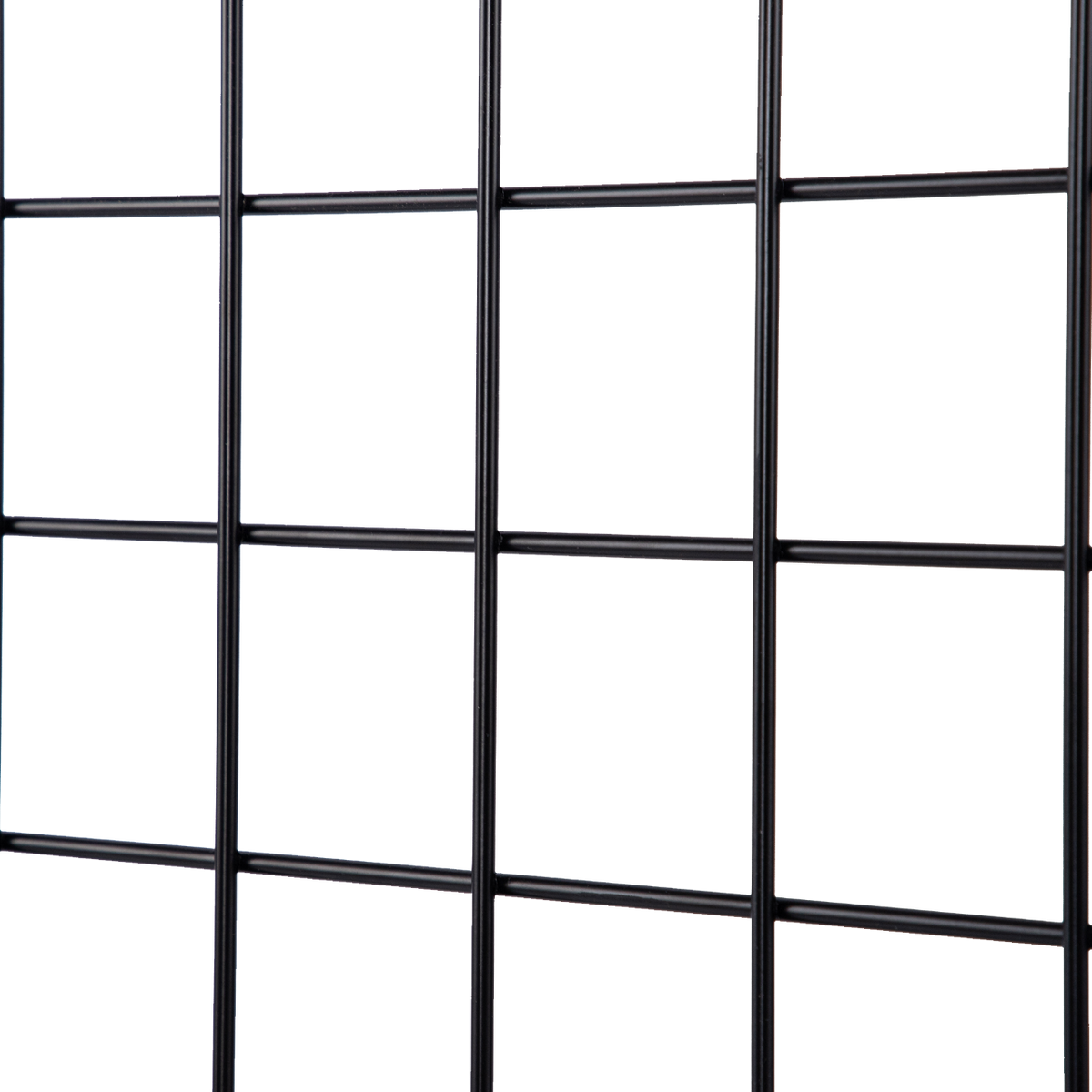 Black Collapsible Standing Grid Screen