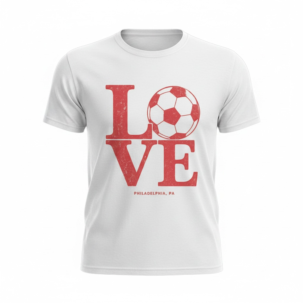 LOVE Soccer Kids Tee – Philadelphia Soccer Shirt
