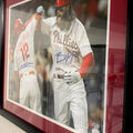Kyle Schwarber and Brandon Marsh Dual Signed 16x20 Framed Photo