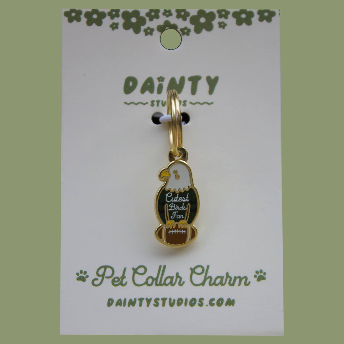Cutest Birds Fan Eagle Pet Collar Charm