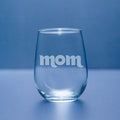 Philadelphia Baseball Mom Wine Glass