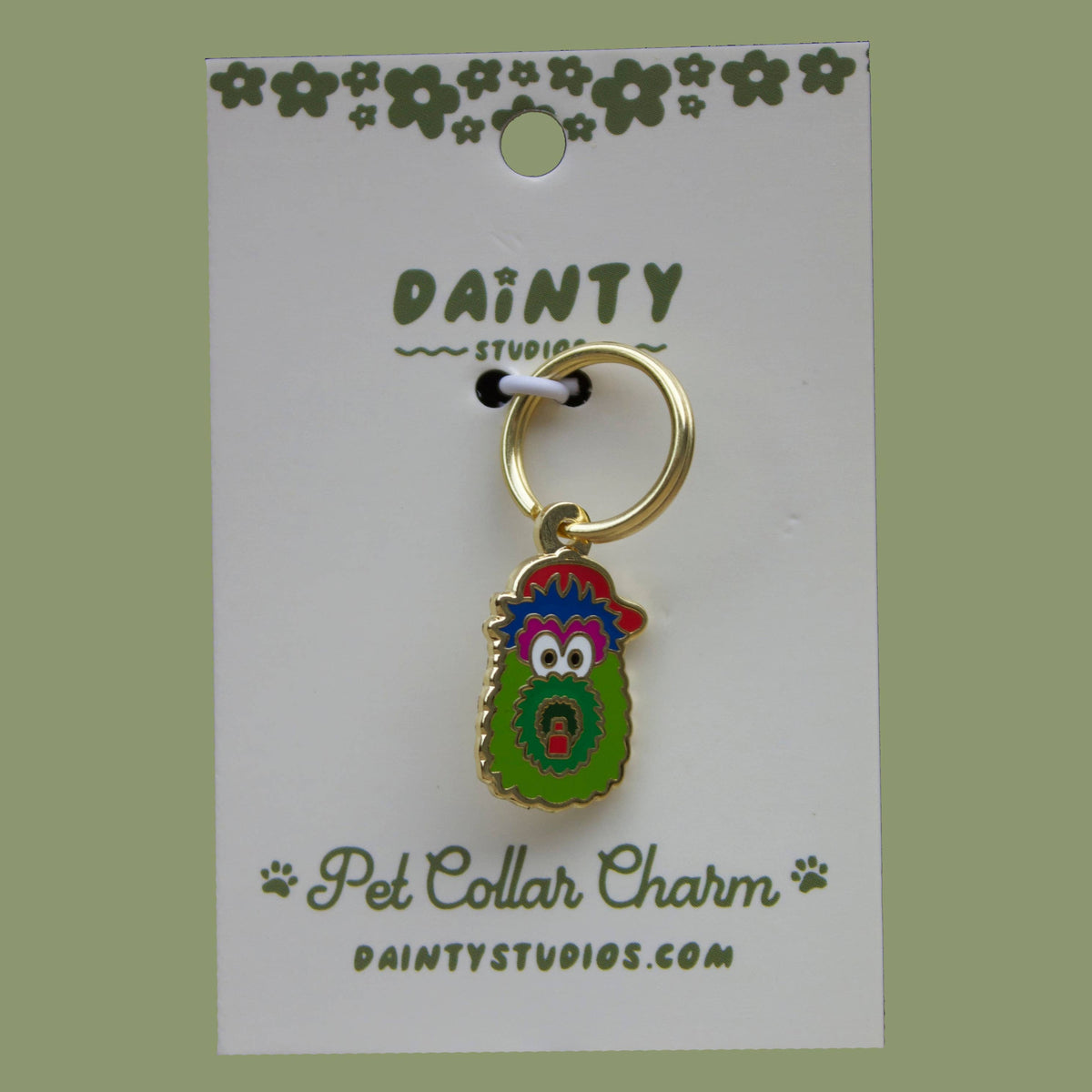 Philly Baseball Pet Collar Charm