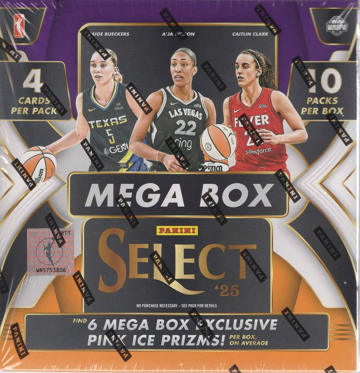 2025 Panini Select WNBA Basketball Cards - Single Pack