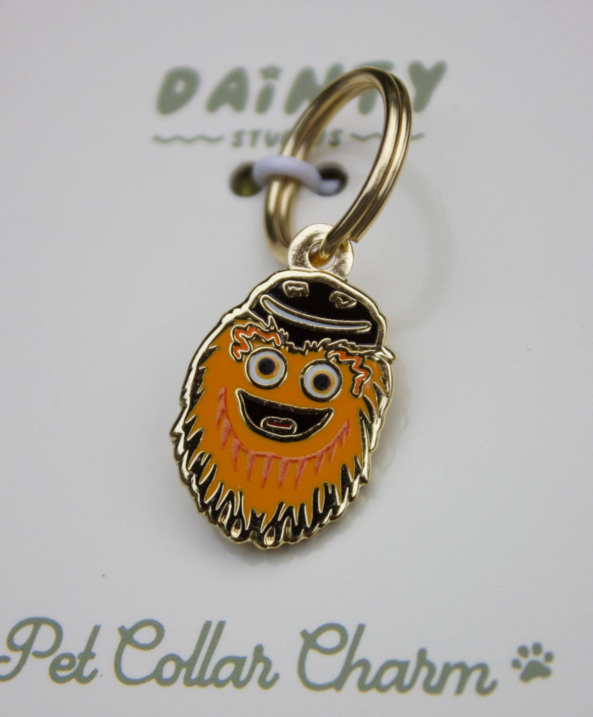 Philly Hockey Mascot Pet Collar Charm