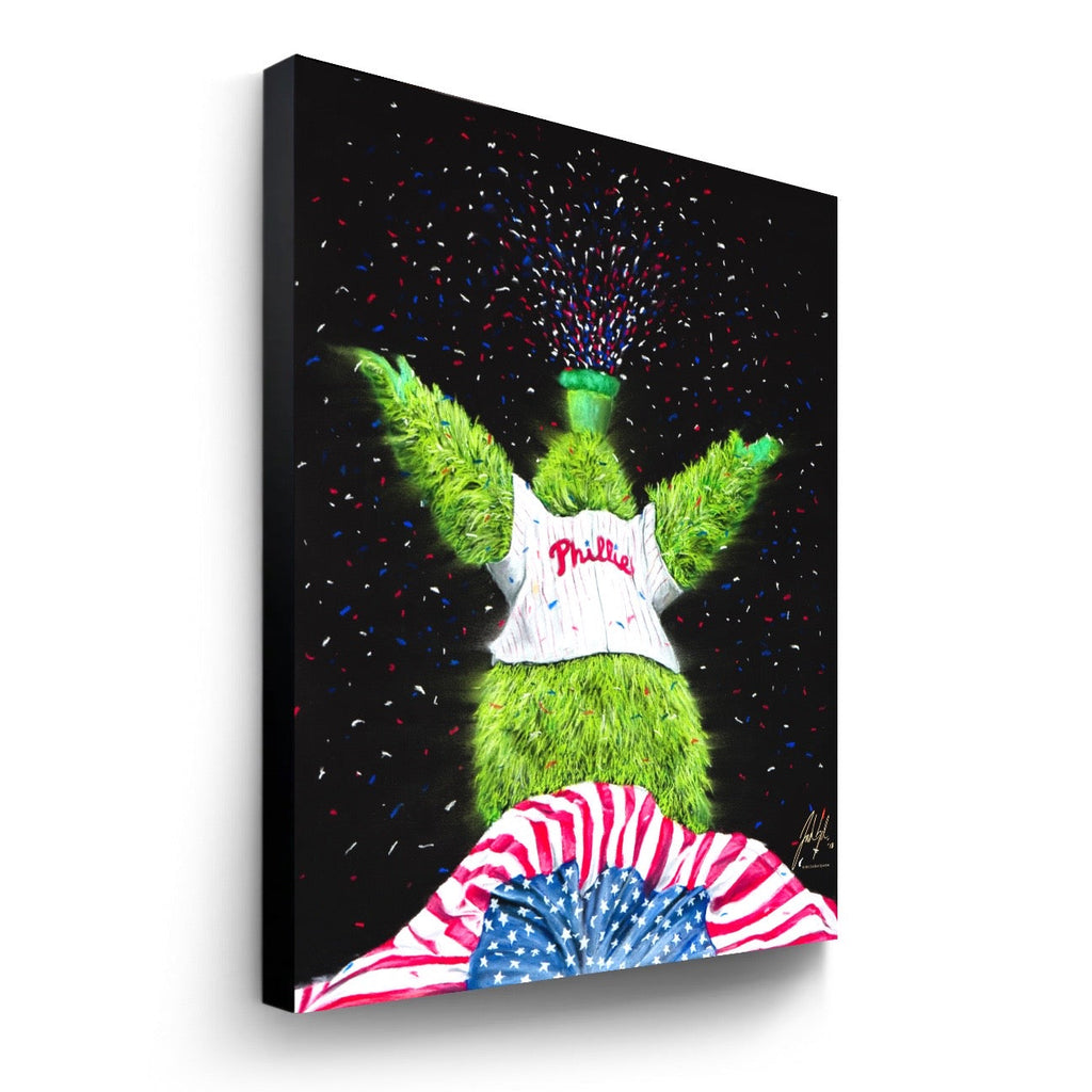 Phillie Phanatic "PARTY ON BROAD"