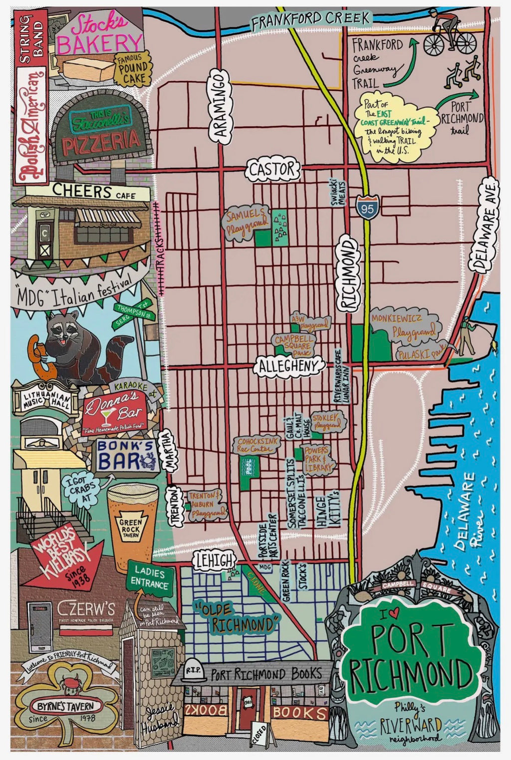 Map of Port Richmond